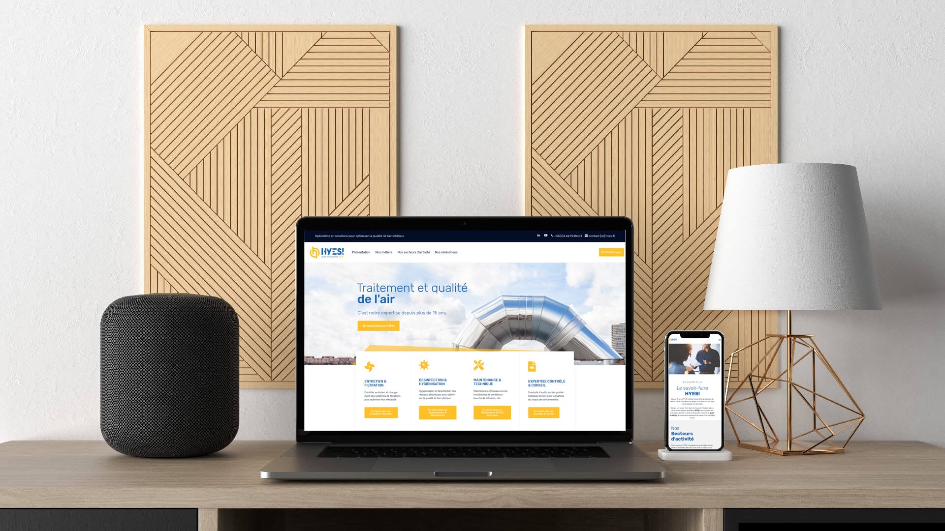 Mise en ligne du site web HYES! Une nouvelle air