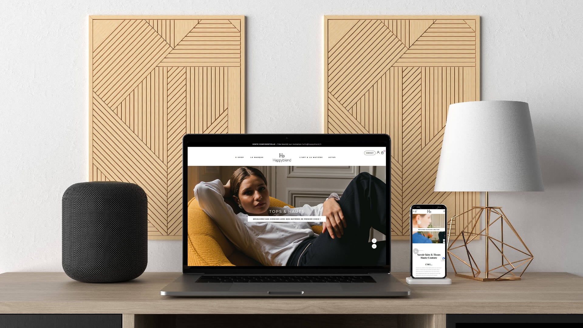 Mise en ligne du site ecommerce d’Happyblend