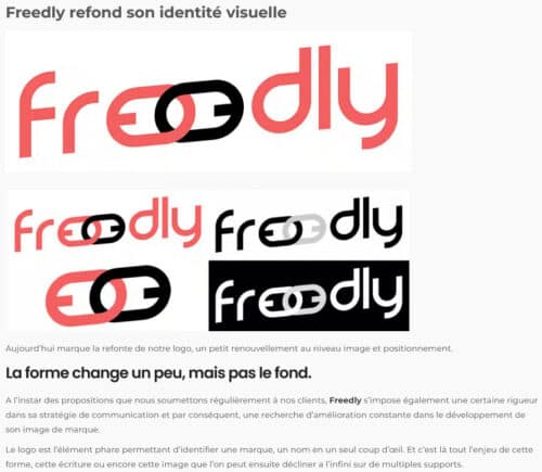 Creation du logo Freedly