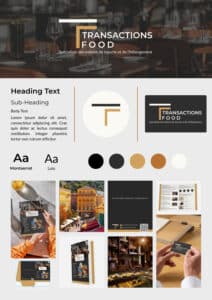 Branding & Identite Visuelle Transactions Food